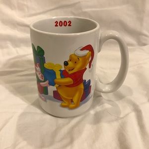 Disney 2002 Winnie the Pooh Christmas Coffee Mug